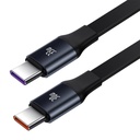 Auto punjač Baseus Enjoyment s kabelom USB-C, 33W (crni)