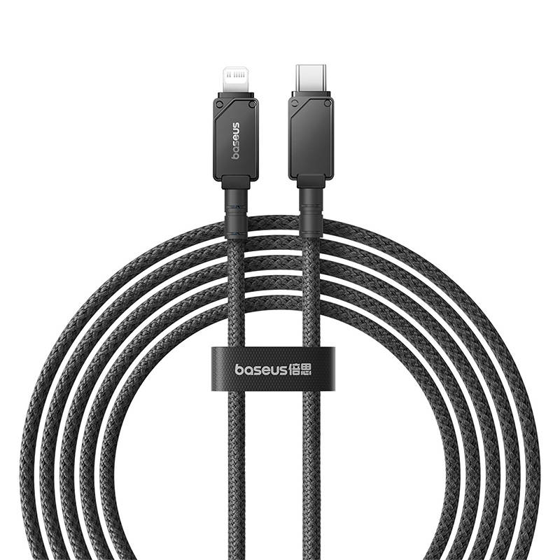 Kabel za brzo punjenje Baseus USB-C na IP 20A 2M (crni)