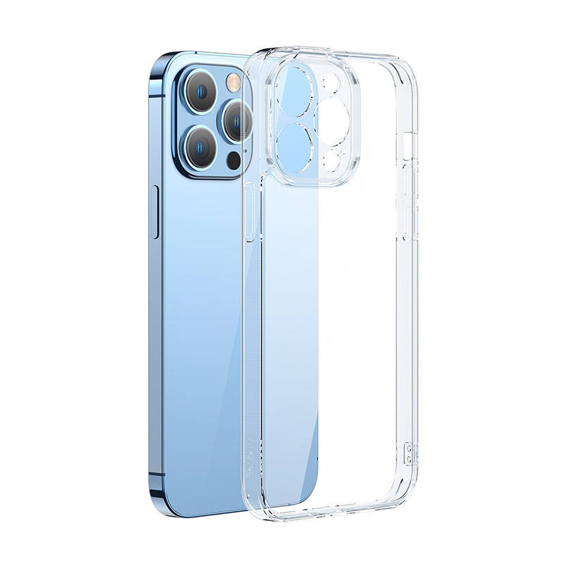 Baseus SuperCeramic Transparent Glass Case and Tempered Glass set za iPhone 14 Plus