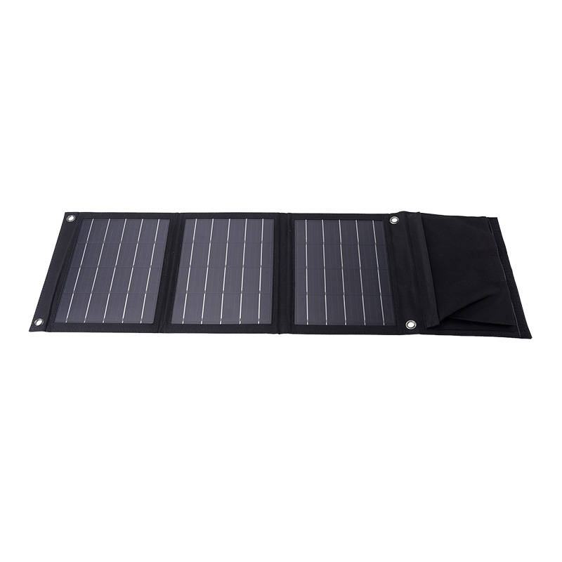 Sklopivi solarni punjač Choetech SC005 22W 2xUSB (crni)