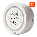 Pametna alarmna sirena WiFi NEO NAS-AB02WT sa senzorom vlage i temperature TUYA