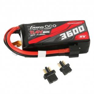 Gens ace 3600 mAh 11,4 V 3S1P 60C Lipo baterija visokog napona s XT60/T-utikačem