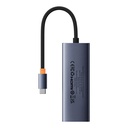 6u1 Hub Baseus UltraJoy USB-C do HDMI4K@60Hz+4xUSB 3.0+PD (svemirsko siva)