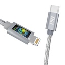 USB-C na Lightning kabel Dudao L5Pro PD 45W, 1m (sivo)