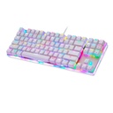 Mehanička gaming tipkovnica Motospeed K87S RGB (bijela)