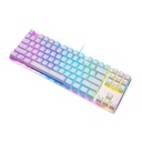 Mehanička gaming tipkovnica Motospeed K87S RGB (bijela)