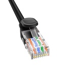 Baseus Ethernet CAT5, 0,5m mrežni kabel (crni) (paket od 5 komada)