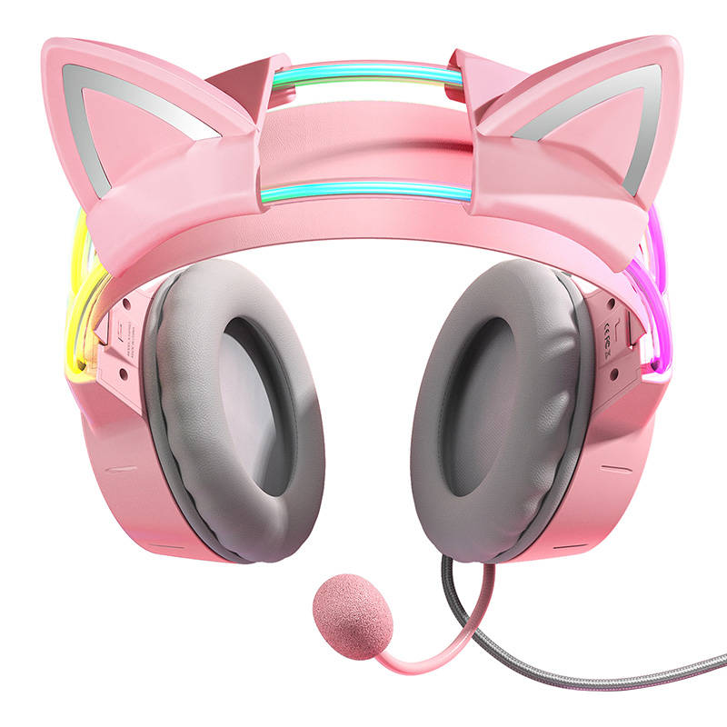 Gaming slušalice ONIKUMA X15Pro Pink Cat's Ears