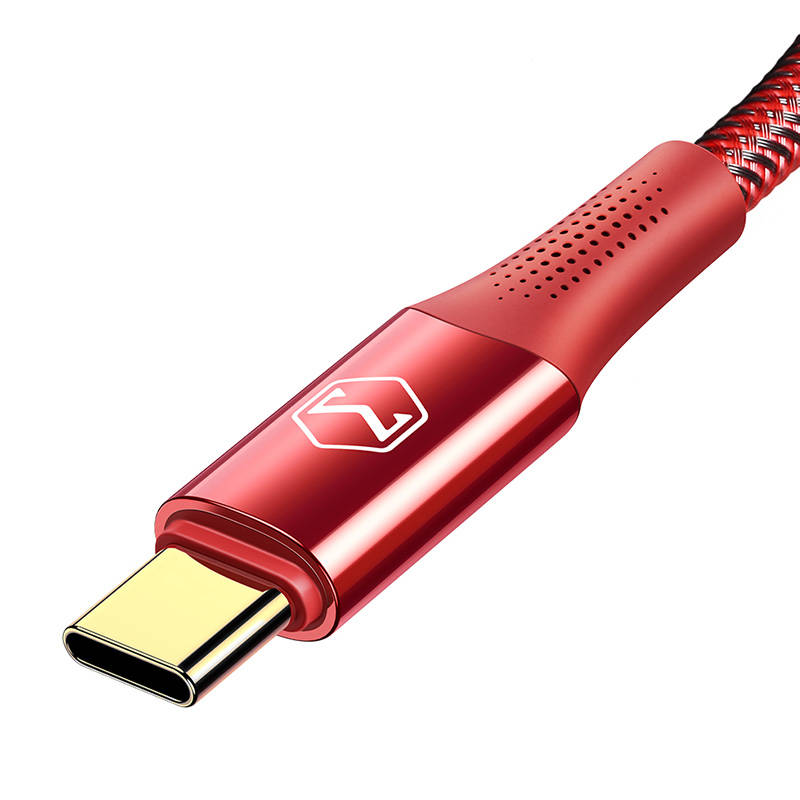 Kabel USB-C na USB-C Mcdodo CA-8321 100W 90 stupnjeva 1,2 m (crveni)