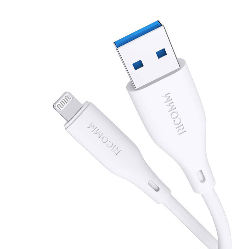 USB-A na Lightning kabel Ricomm RLS007ALW 2,1 m