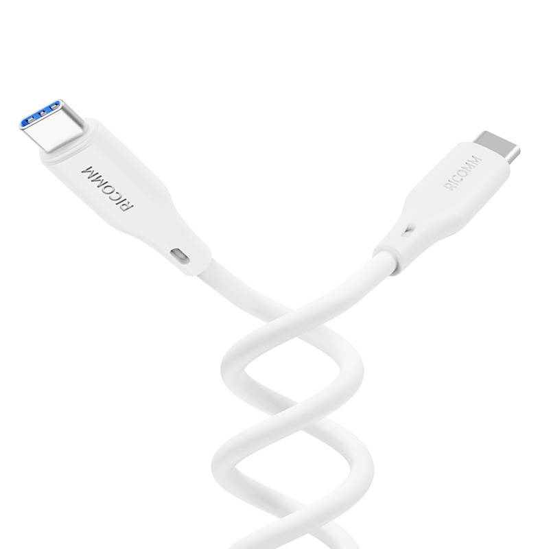 USB-C na USB-C kabel Ricomm RLS304CCW 1,2 m