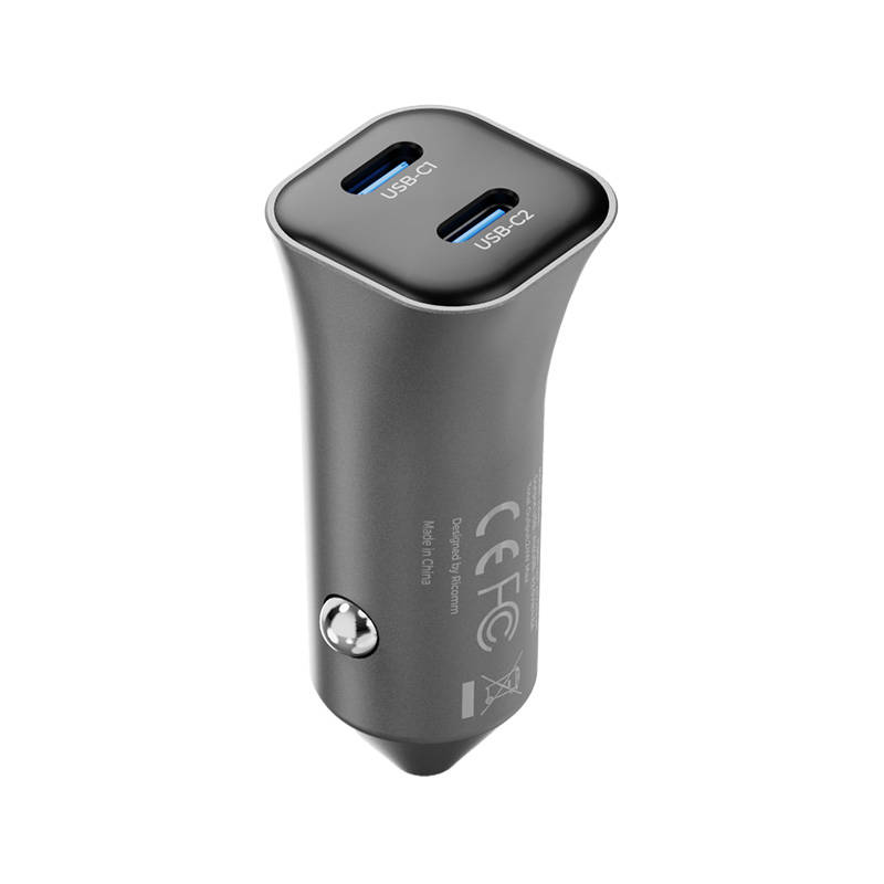 Auto punjač 40W Ricomm RA401 2xUSB-C