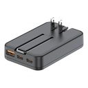 Bežični punjač Budi Dual USB 30W