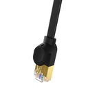 Baseus Cat 7 UTP Ethernet RJ45 kabel ravni 1,5m crni