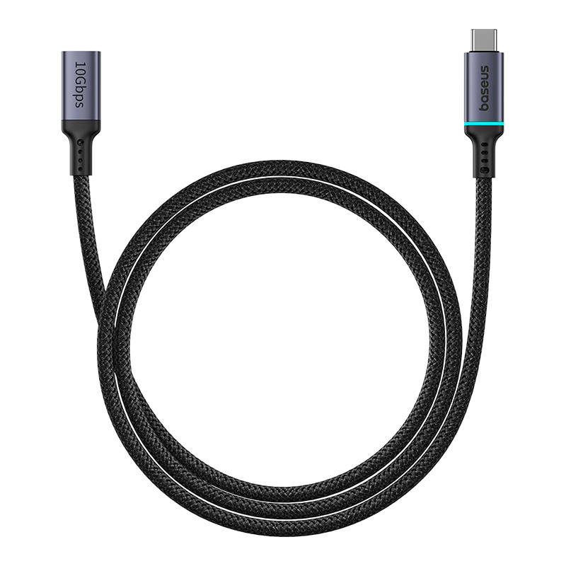 Baseus High Definition produžni kabel USB-C Male to Female 10Gbps, 1m (crni)