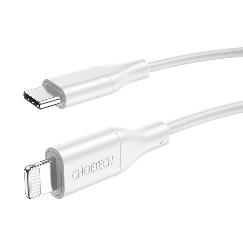 Kabel Choetech IP0040 USB-C na Lightning PD18/30W 1,2m (bijeli)