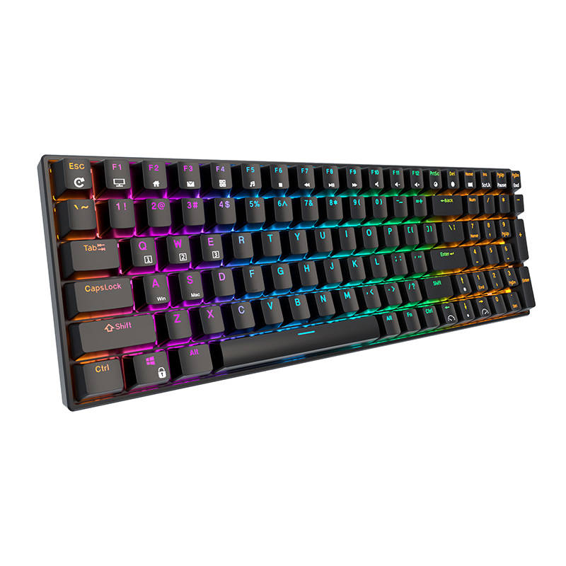 Mehanička tipkovnica Royal Kludge RK100 RGB, Brown switch (crna)