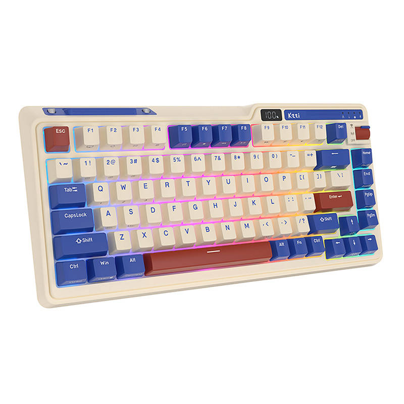 Mehanička tipkovnica Royal Kludge KZZI K75 pro RGB, Moment Switch (retro plava)