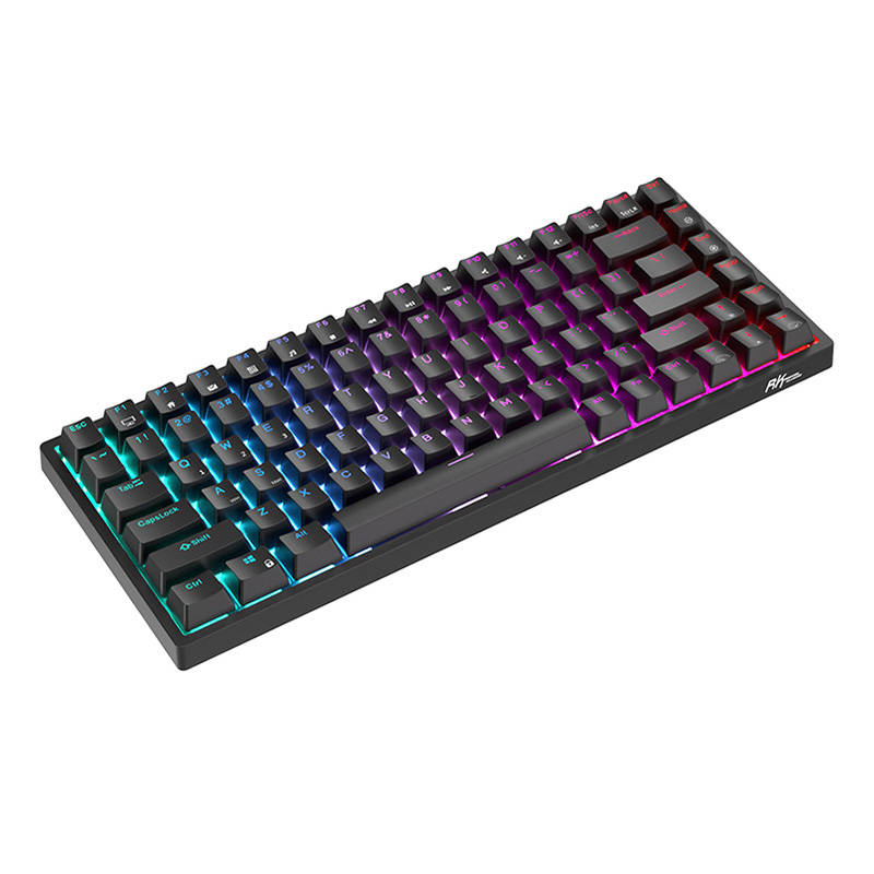 Mehanička tipkovnica Royal Kludge RK84 RGB, crveni prekidač (crna)