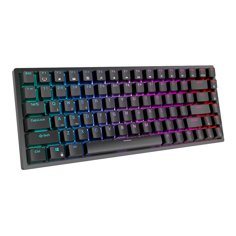 Mehanička tipkovnica Royal Kludge RK84 RGB, Brown switch (crna)