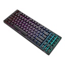 Mehanička tipkovnica Royal Kludge RK92 RGB, crveni prekidač (crna)