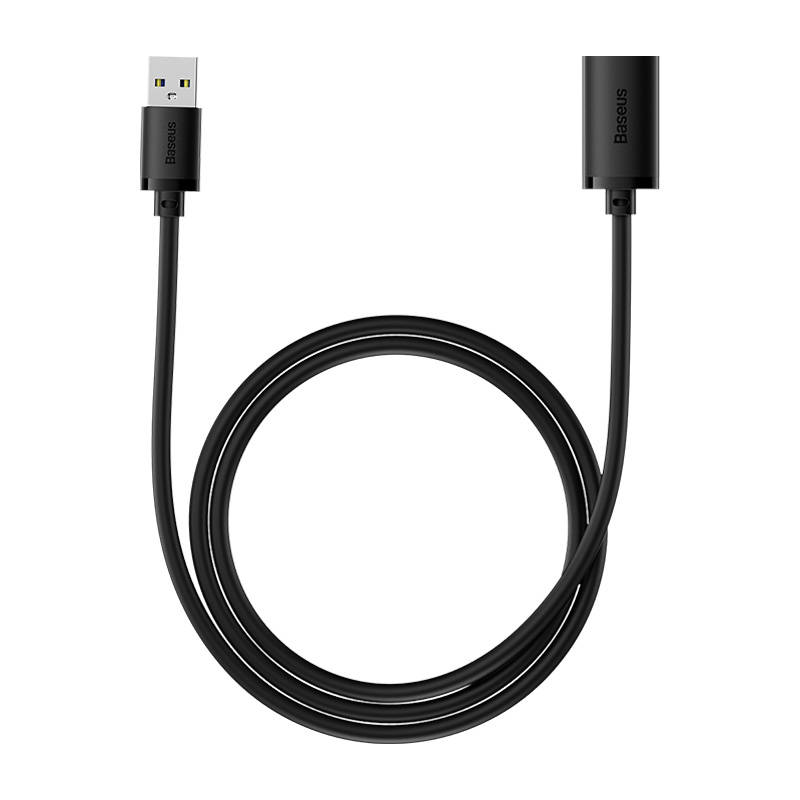 USB 3.0 produžni kabel Baseus muški na ženski, serija AirJoy, 1m (crni)