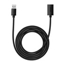 USB 3.0 produžni kabel Baseus muški na ženski, serija AirJoy, 2m (crni)