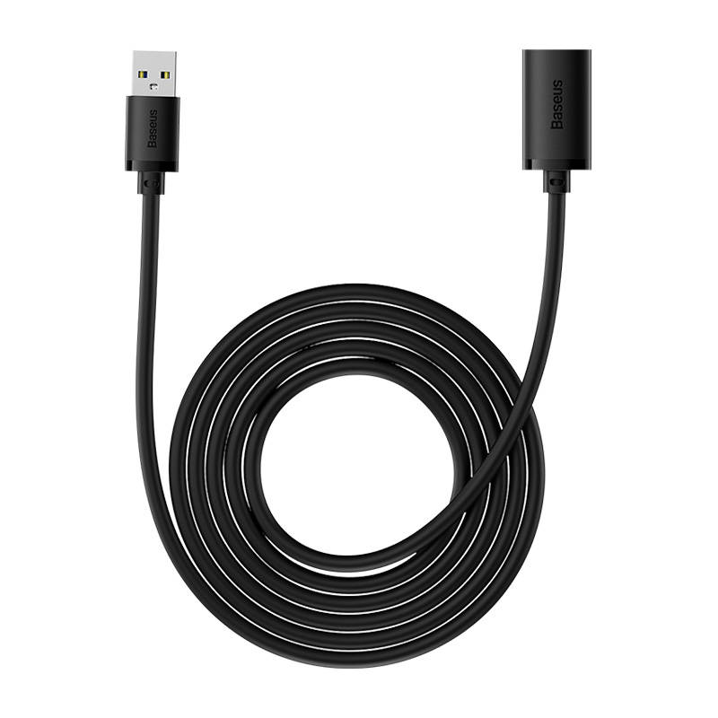 USB 3.0 produžni kabel Baseus muški na ženski, serija AirJoy, 3m (crni)