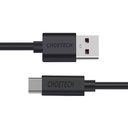 Produžni kabel Choetech AC0003 USB-A 2m (crni)