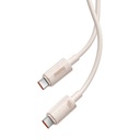 Kabel za brzo punjenje Baseus USB-C na USB-C Habitat Series 1m 100W (ružičasti)