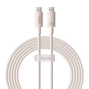 Kabel za brzo punjenje Baseus USB-C na USB-C Habitat Series 2m 100W (ružičasti)