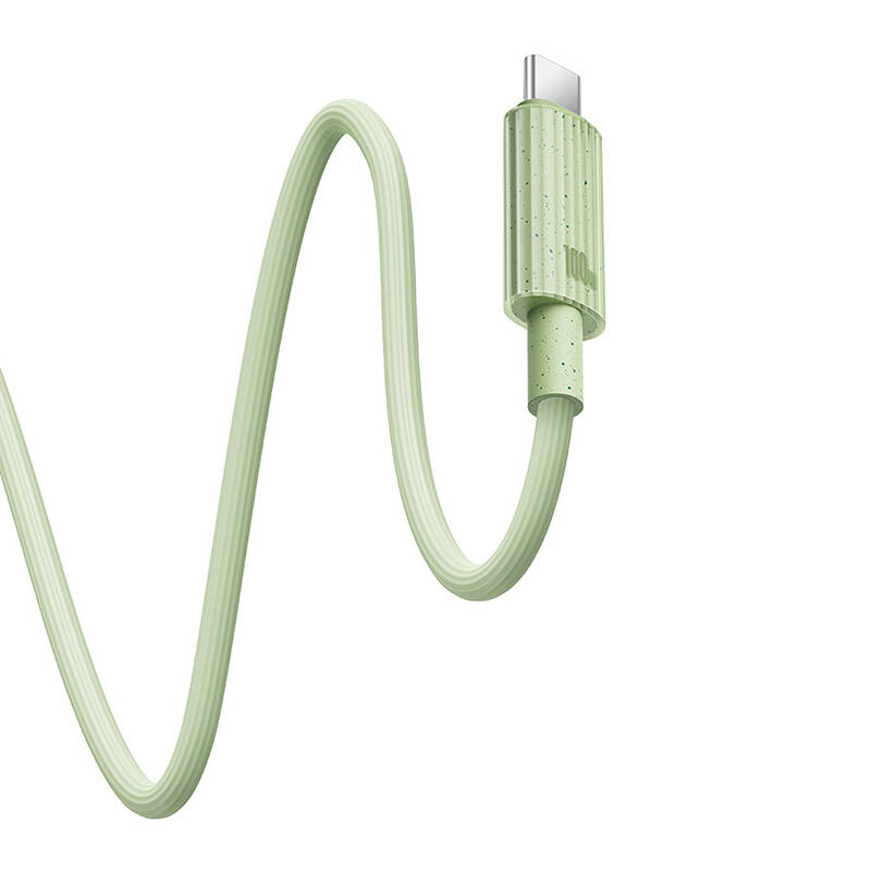 Kabel za brzo punjenje Baseus USB-C na USB-C Habitat Series 2m 100W (zeleni)