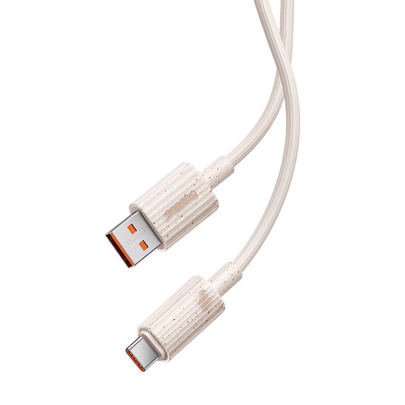 Kabel za brzo punjenje Baseus USB na USB-C Habitat Series 1m 100W (ružičasti)