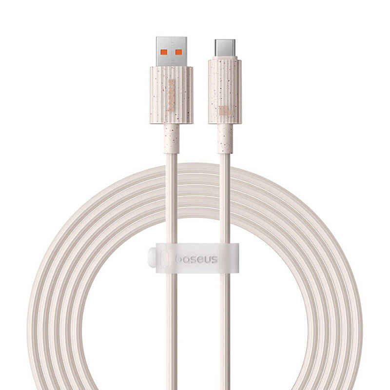 Kabel za brzo punjenje Baseus USB na USB-C Habitat Series 2m 100W (ružičasti)