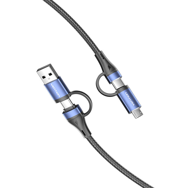 4u1 USB kabel USB 2.0 Vention CTLLH 1m (crni)