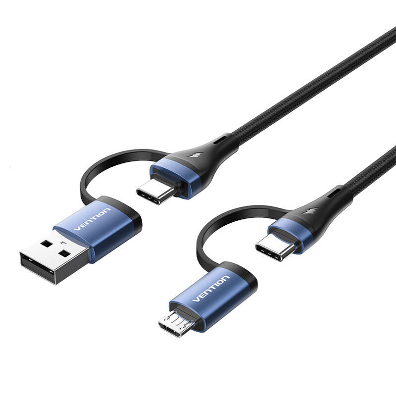 4u1 USB kabel USB 2.0 Vention CTLLH 1m (crni)