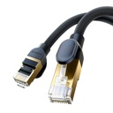 Mrežni kabel cat.8 Baseus Ethernet RJ45, 40Gbps, 0.5m (crni) (paket od 5 komada)