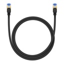 Pleteni mrežni kabel cat.7 Baseus Ethernet RJ45, 10Gbps, 1m (crni) (paket od 5 komada)