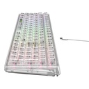 Mehanička gaming tipkovnica Havit KB875L Transparent