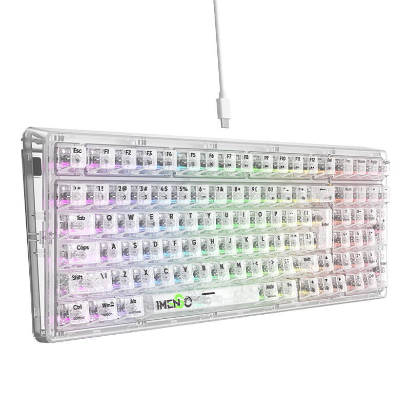 Mehanička gaming tipkovnica Havit KB875L Transparent