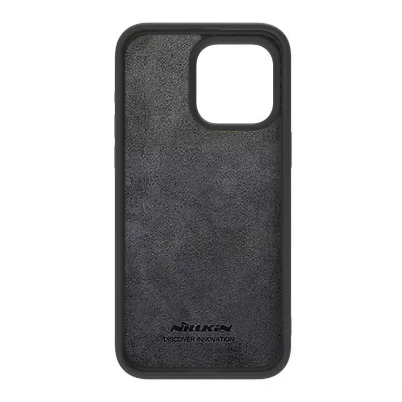 Nillkin CamShield Silky Silicone maska ​​za iPhone 15 Pro (klasična crna))