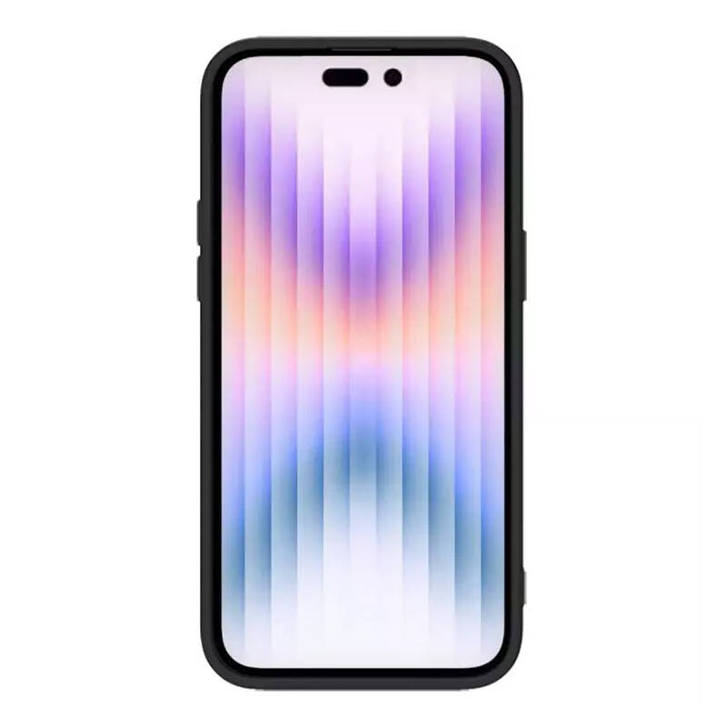 Nillkin CamShield Silky Silicone maska ​​za iPhone 15 Pro (klasična crna))