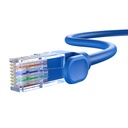 Okrugli kabel Baseus Ethernet RJ45, Cat.6, 2m (plavi) (paket od 5 komada)