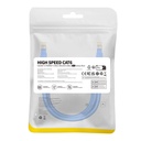 Okrugli kabel Baseus Ethernet RJ45, Cat.6, 2m (plavi) (paket od 5 komada)