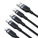 USB kabel Joyroom S-1T4018A18, 4 u 1, 3.5A/Kabel 1,2m (crni)