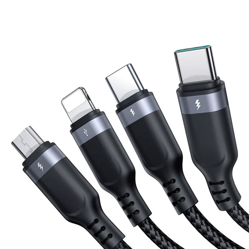 USB kabel Joyroom S-1T4018A18, 4 u 1, 3.5A/Kabel 1,2m (crni)