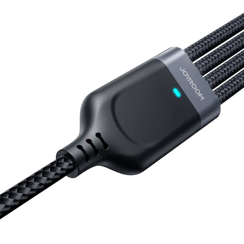 USB podatkovni kabel Joyroom S-1T4018A18 4u1 USB-C / Lightning / 3.5A /1.2m (crni)