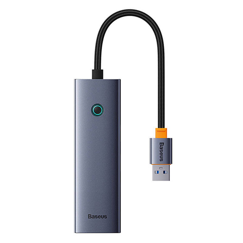 4u1 Hub Baseus UltraJoy USB-A do 4xUSB 3.0 (svemirski sivi)