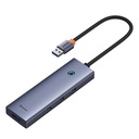 4u1 Hub Baseus UltraJoy USB-A do 4xUSB 3.0 (svemirski sivi)