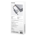 4u1 Hub Baseus UltraJoy USB-A do 4xUSB 3.0 (svemirski sivi)